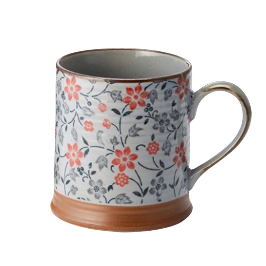 Inverno In Tazza The Tea Torino | Japan Mug Narumi Grey Red