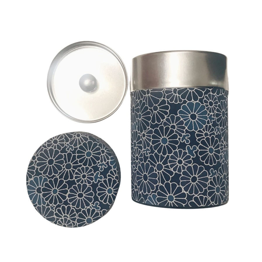 Accessori Per Il Te The Tea Torino | Washi Tin Small Flower Blue