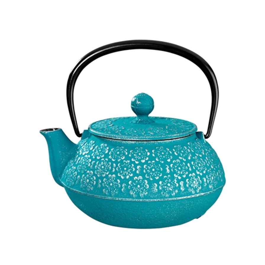 Accessori Per Il Te The Tea Torino | Iwachu Sakura Silver Turchese 0,55L